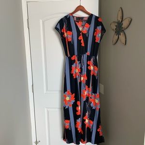 Halogen floral maxi dress